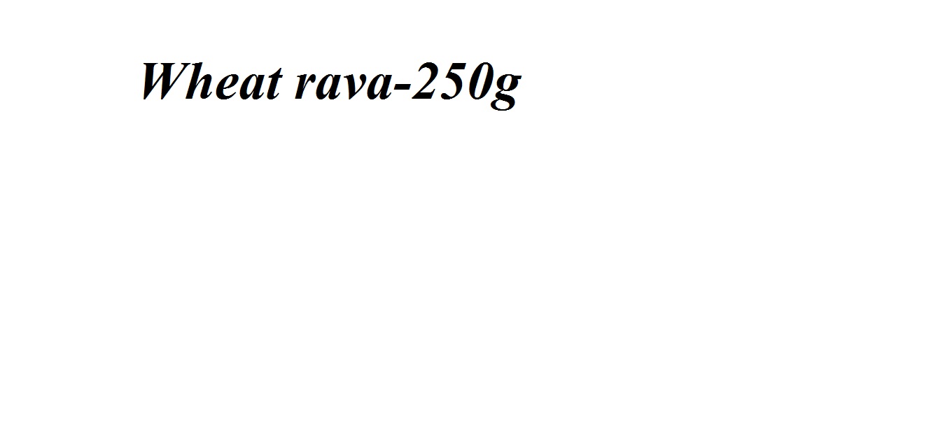 Samba Wheat Rava 250 Gm